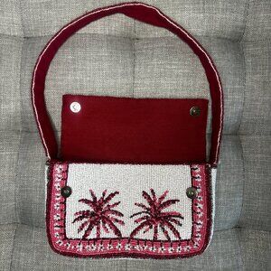 Tropical Beaded Shoulder Purse